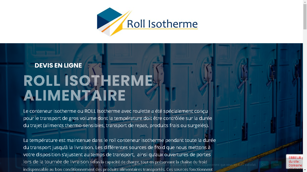 Capture d'écran de https://www.roll-isotherme.fr/